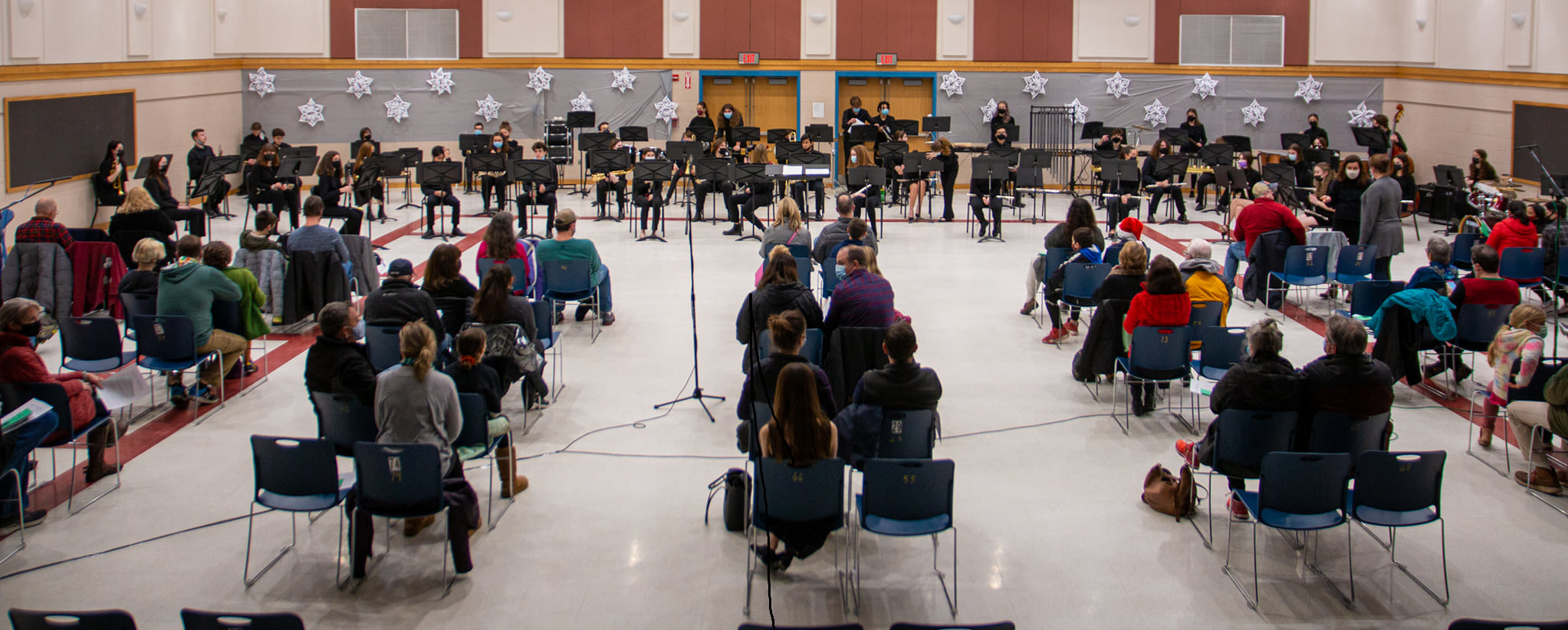 MHS Concert band at the 2021 Winter concert - photo by Criste Jhoanna Antonio
