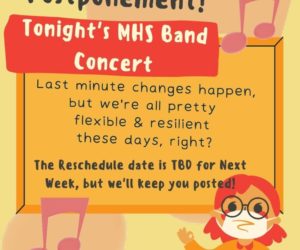 mhs band concert postponed